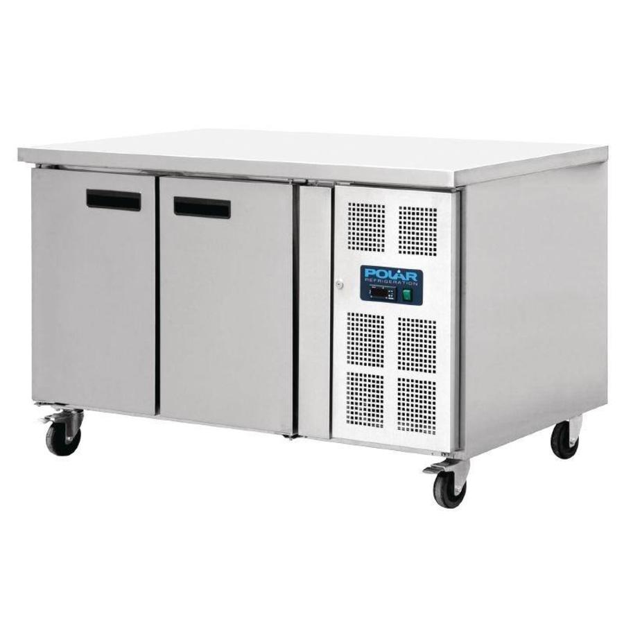Banc de travail réfrigéré pour pâtisserie | 2 portes | 86 x 151 x 80 cm