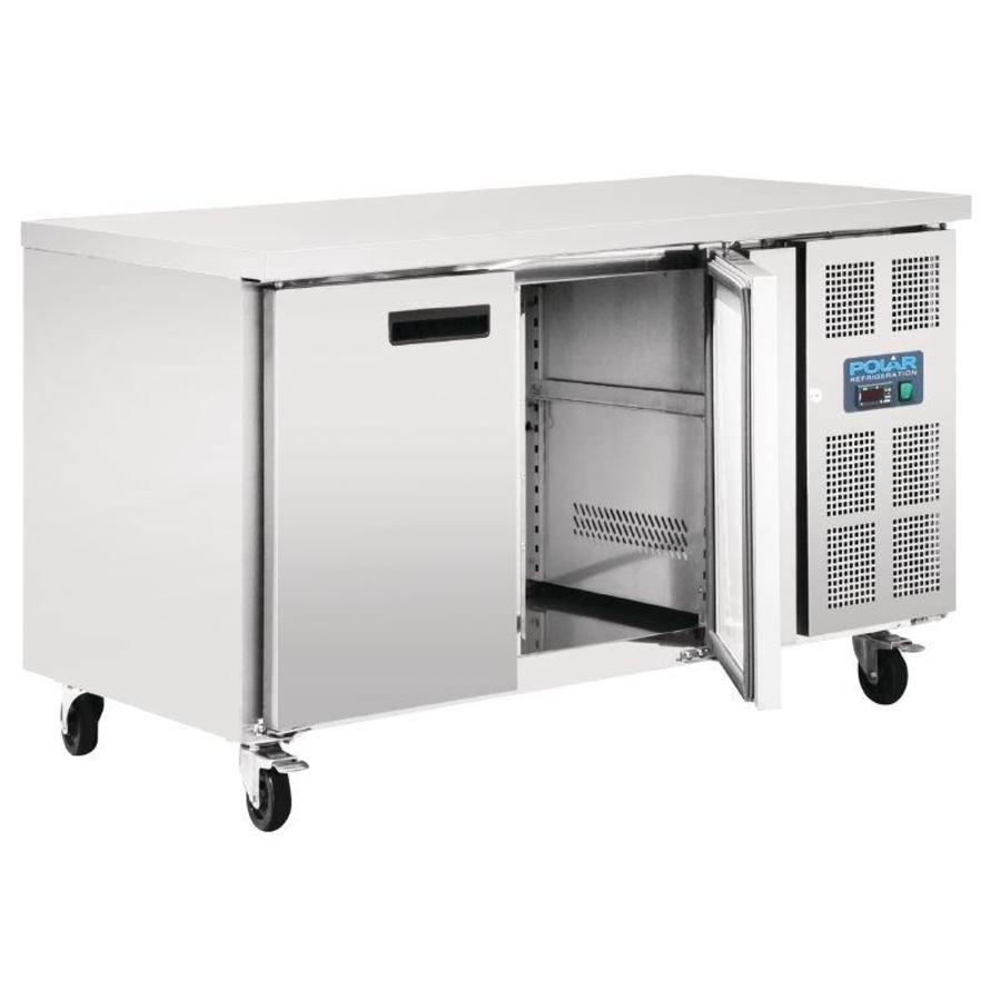Gekühlte Patisserie-Werkbank | 2 Türen | 86 x 151 x 80 cm