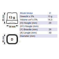 Machine à glaçons CB184 | 21 kg/24 h | Refroidi par air