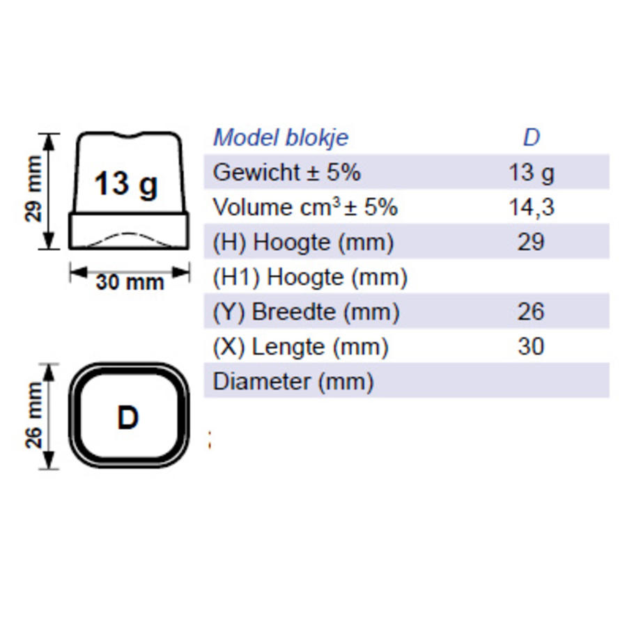 Eiswürfelmaschine CB184 | 21 kg/24 Std. | Luftgekühlt