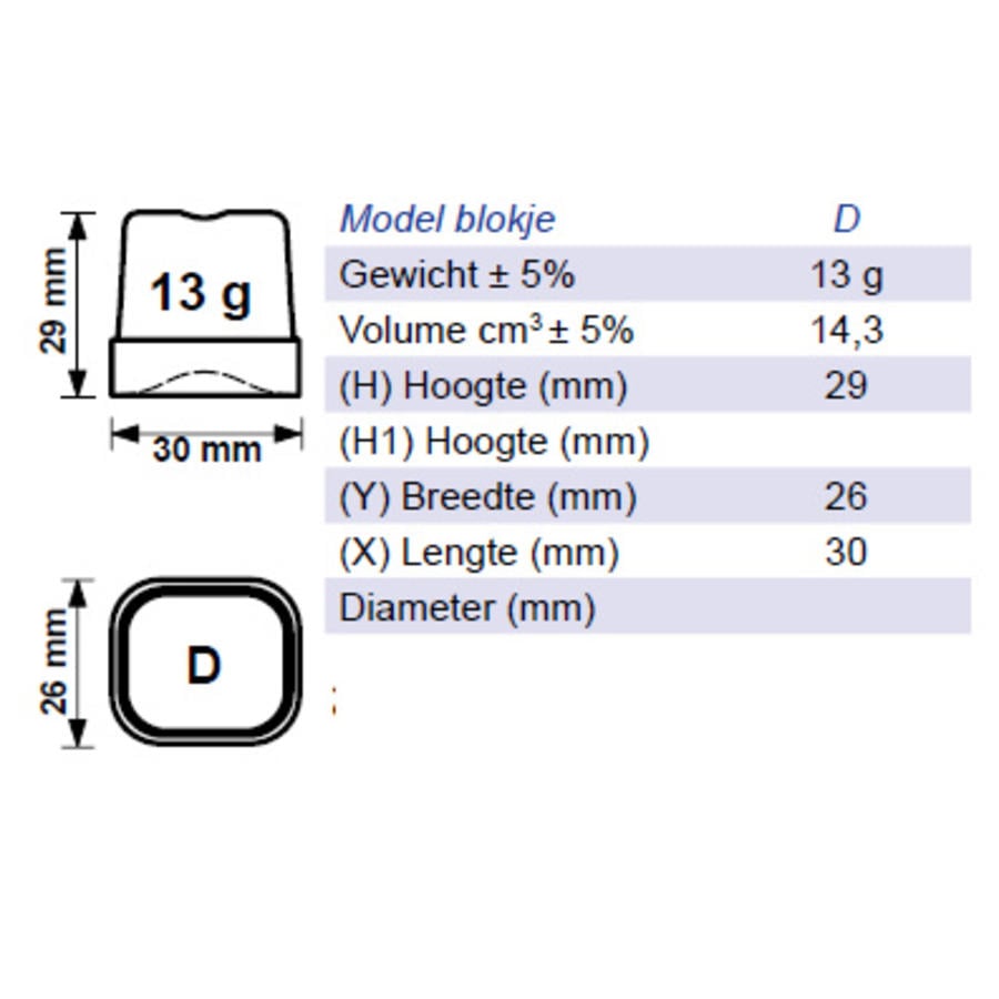 Ice maker CB184 | 21kg/24hrs | Air-cooled