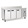 Polar Établi de refroidissement | acier inoxydable | 3 portes | 358L