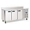 Polar Refrigerated workbench | stainless steel | 3 doors | 358L