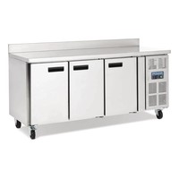 Établi de refroidissement | acier inoxydable | 3 portes | 358L