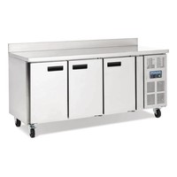 Refrigerated workbench | stainless steel | 3 doors | 358L