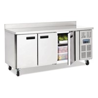 Refrigerated workbench | stainless steel | 3 doors | 358L