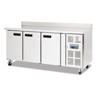 Établi de refroidissement | acier inoxydable | 3 portes | 358L