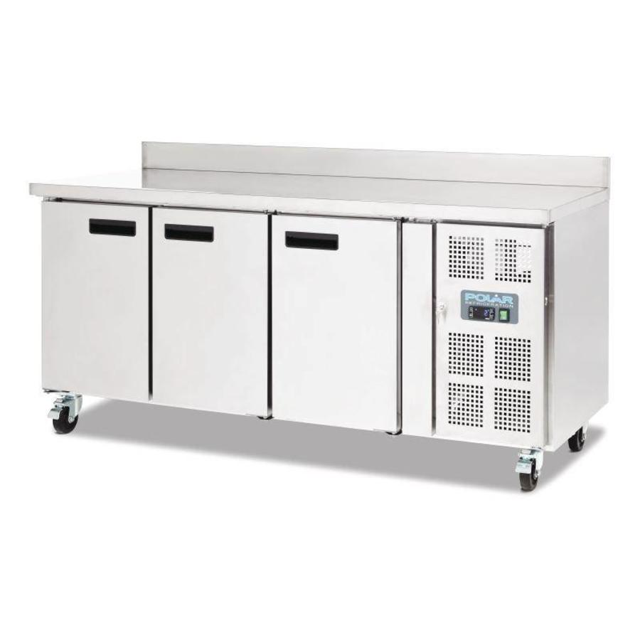 Établi de refroidissement | acier inoxydable | 3 portes | 358L