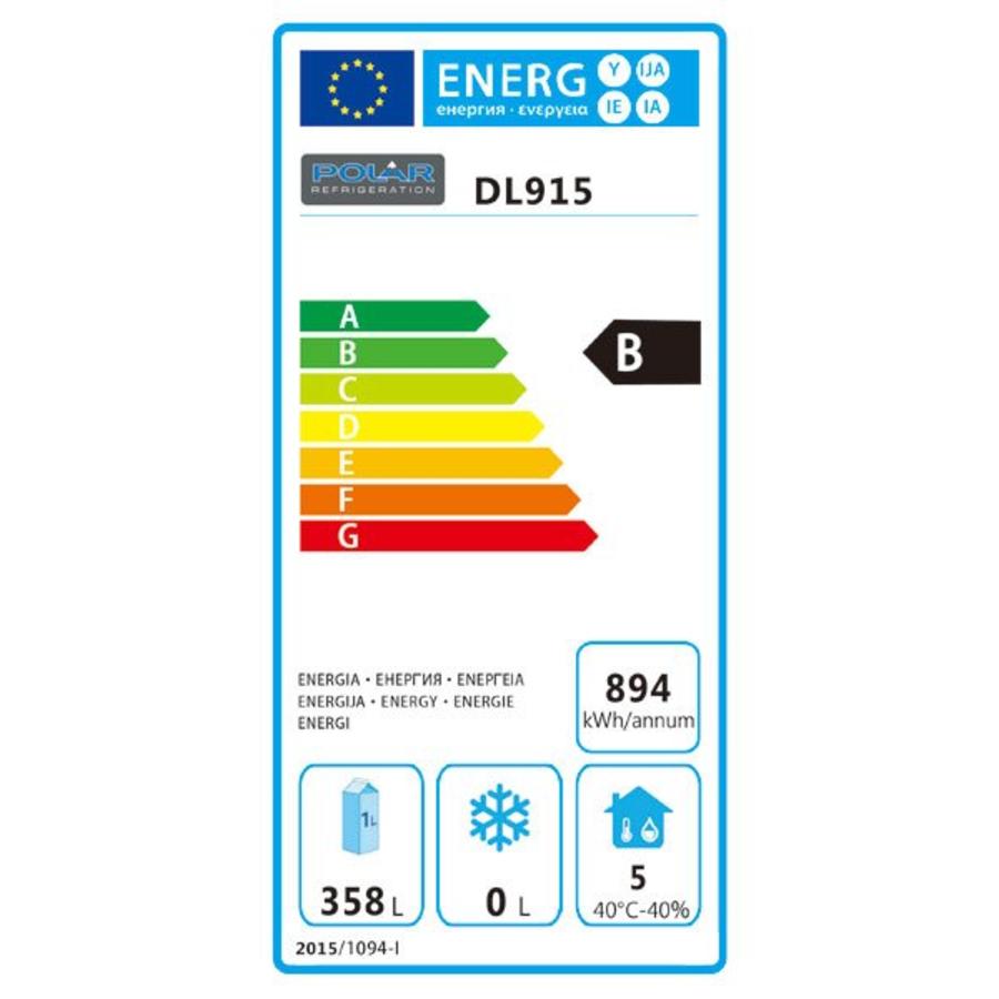 Établi de refroidissement | acier inoxydable | 3 portes | 358L