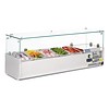 Polar Set-up refrigerated display case 5xGN1/4