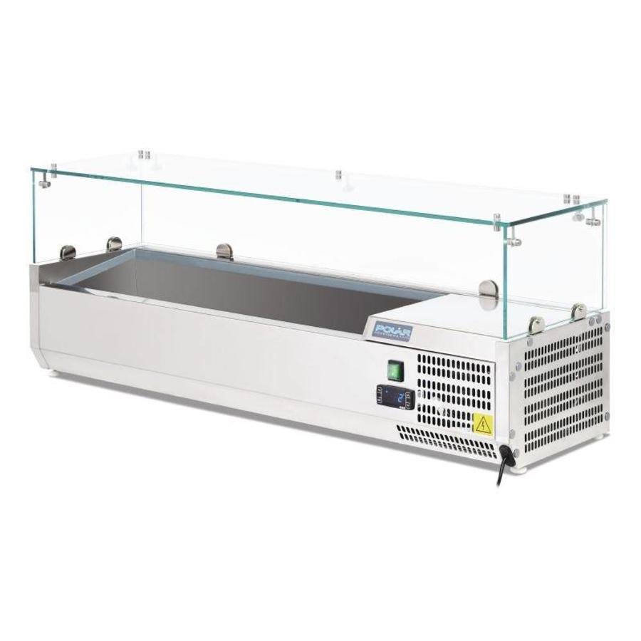 Set-up refrigerated display case 5xGN1/4