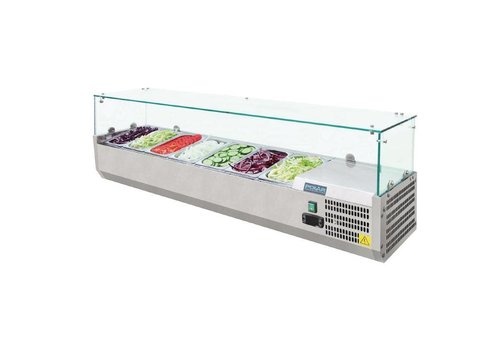  Polar Vitrine réfrigérée 7 x GN1/4 