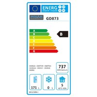 Refrigerated workbench with wheels | 1 door/2 drawers | 228L