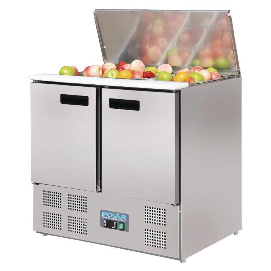 Saladette 2 doors | 2.5 GN containers
