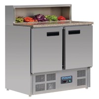 Plan de travail pour pizza en marbre 90x70x110 cm