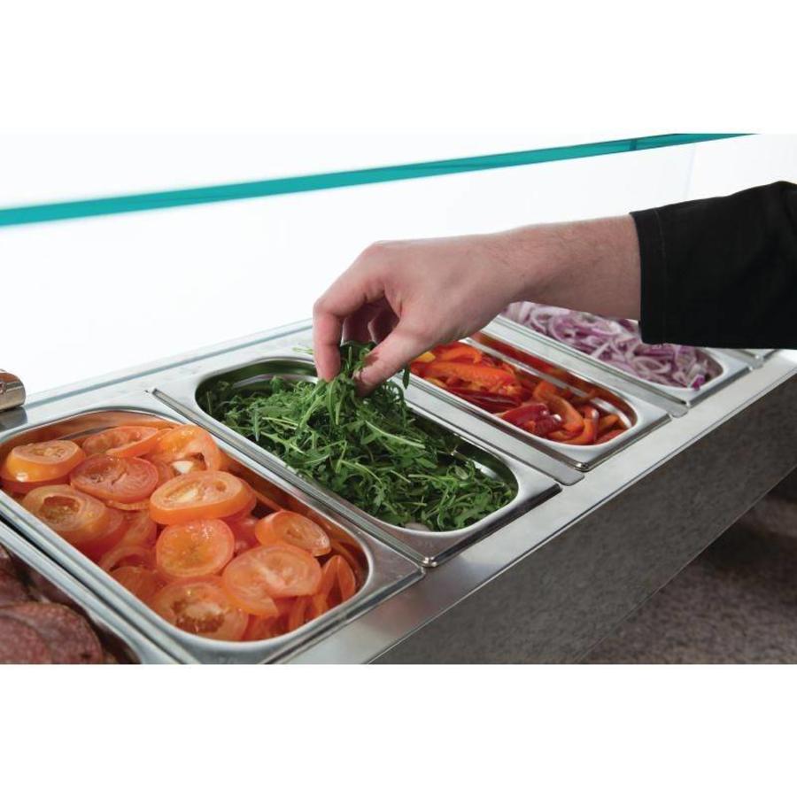 Polar Kühltheke zur Pizza-/Sandwichzubereitung | 368 Liter