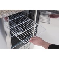 Comptoir de préparation de pizzas/sandwichs réfrigéré Polar | 368 litres