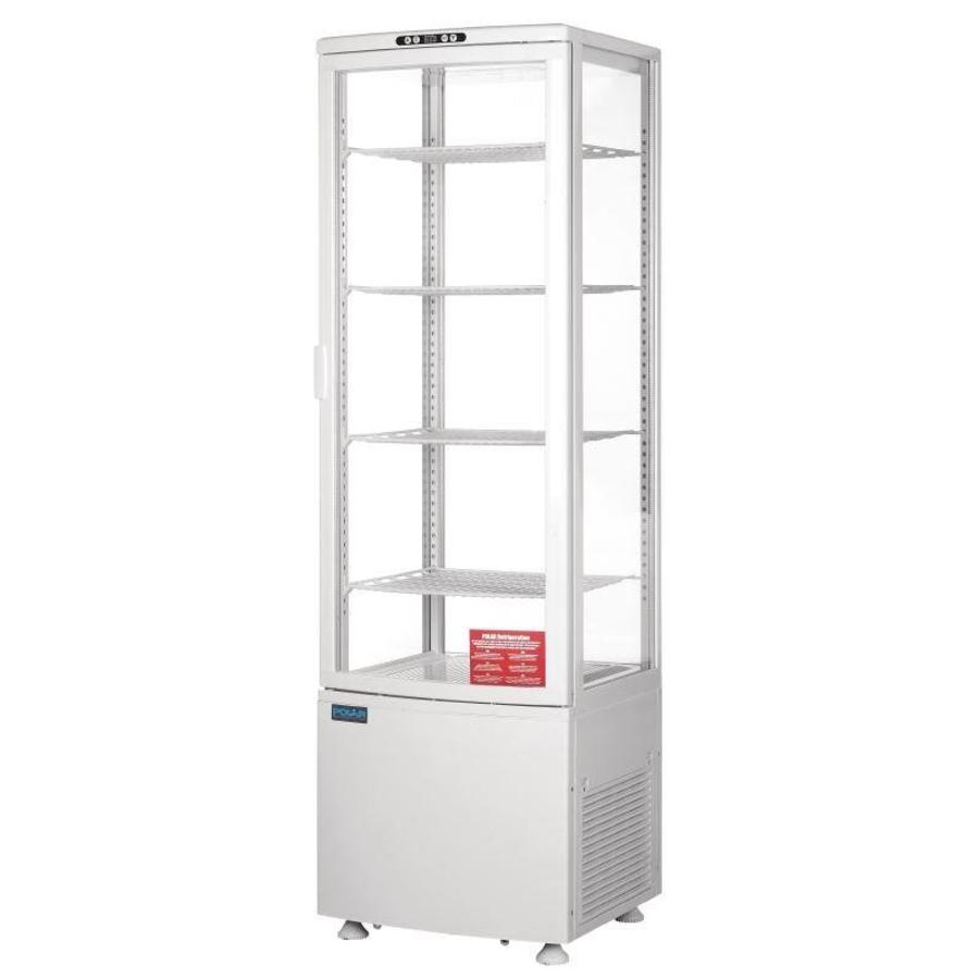 White Cooler with Door | 235 Liters - TOP