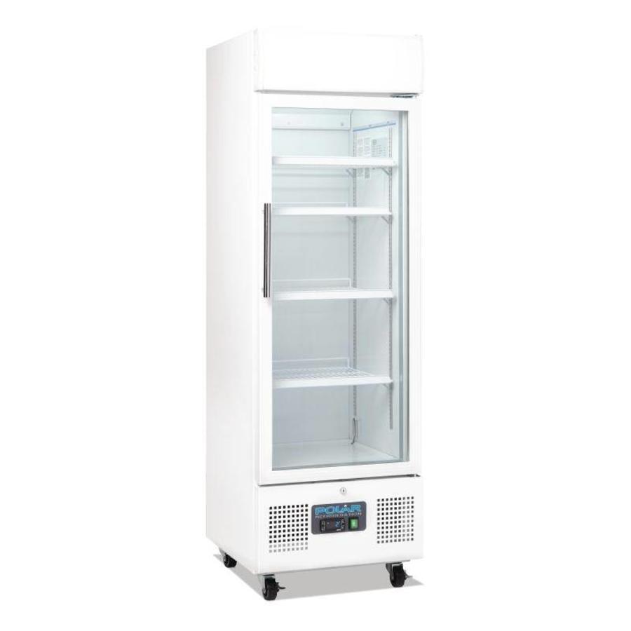 Porte vitrée du réfrigérateur | Blanc | 169,2 (h) x 53 (l) x 57,5 (p) cm