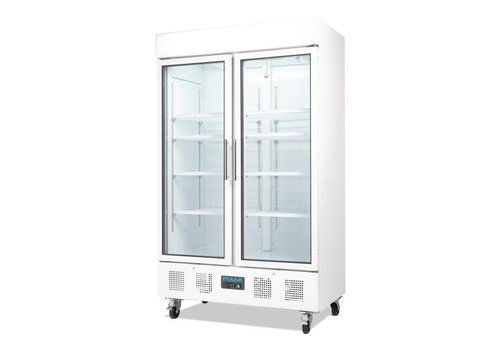  Polar Bar réfrigéré pour bouteilles 952 litres | 2 portes battantes 