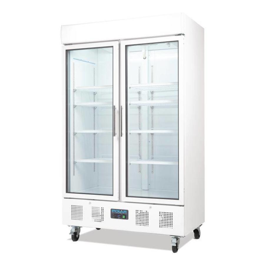 Bar réfrigéré pour bouteilles 952 litres | 2 portes battantes