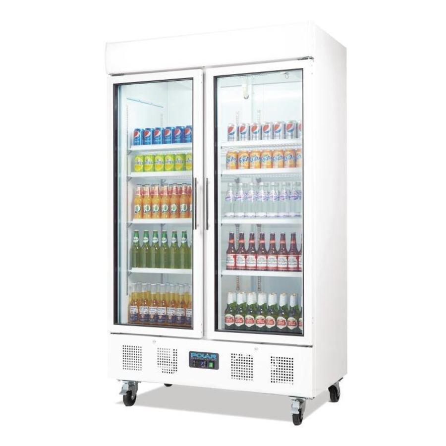 Bar Cooling for Bottles 952 Liters | 2 Hinged Doors
