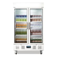 Bar réfrigéré pour bouteilles 952 litres | 2 portes battantes