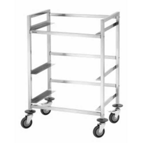  Bartscher Chariot de débarras de caisses 96(h)x72x50cm 