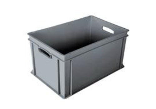  HorecaTraders Plastic Crate | Plastic Storage Bin | 60x40x32 cm 