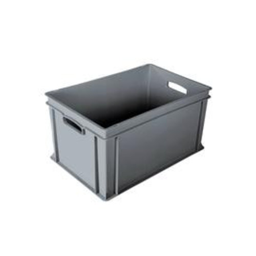  HorecaTraders Plastic Crate | Plastic Storage Bin | 60x40x32 cm 