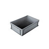 HorecaTraders Caisse en plastique | Bac de rangement en plastique | 60x40x12 cm