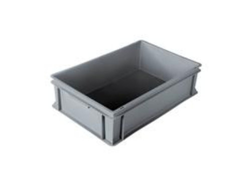  HorecaTraders Plastic Crate | Plastic Storage Bin | 60x40x12 cm 