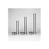 HorecaTraders Tuyau vertical et grille de drainage en acier inoxydable 1"1/2 | H=230 mm