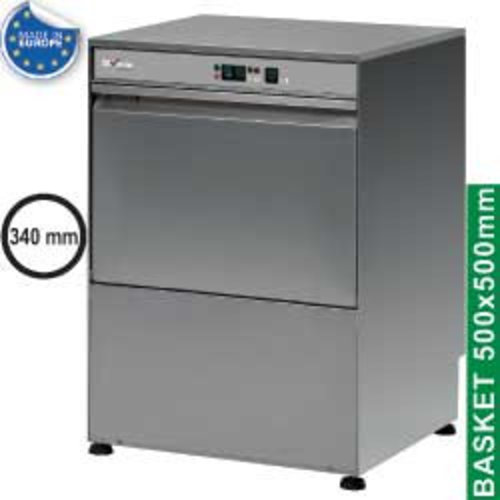  HorecaTraders Stainless Steel Double Wall Dishwasher 3kW 