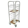 HorecaTraders Steel tray trolley 134 (h) x49 (w) x58 (d) cm