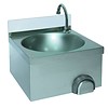 Combisteel Stainless steel hand wash basin with tap | 40x40cm