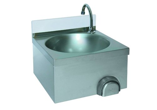  Combisteel Lave-mains en acier inoxydable avec robinet | 40 x 40 cm 