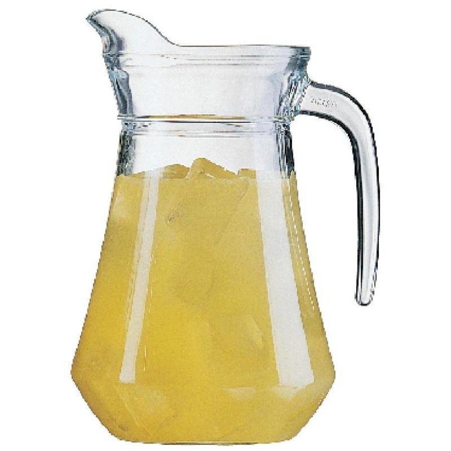 Pichet en verre 1L | 6 pièces