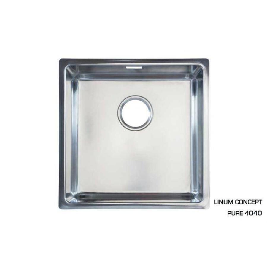 Évier carré en acier inoxydable | 2 formats