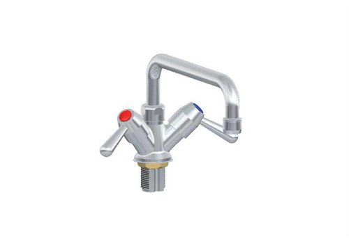  HorecaTraders Robinet mitigeur à commande quart de tour | 2 leviers 