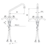 Robinet mitigeur à commande quart de tour | 3 formats