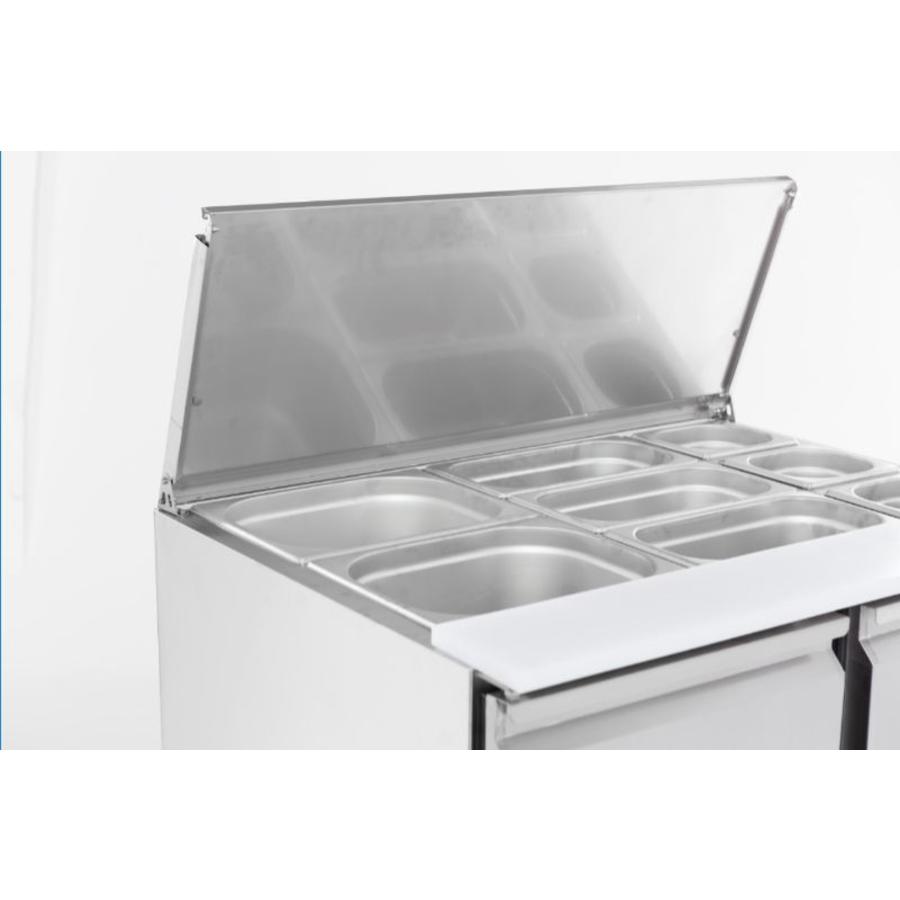 Saladette réfrigérée 2,5 GN 87x90x70 cm (HxLxP)