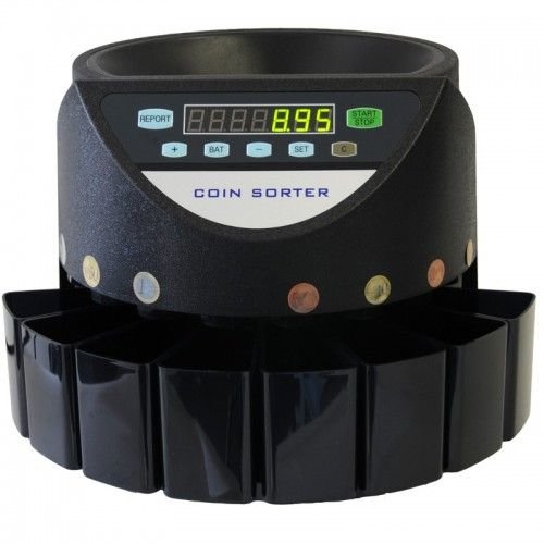  HorecaTraders Professional Coin Counting Machine | 270 Coins Per Minute | 