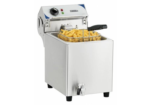  Casselin Friteuse électrique avec robinet de vidange | 7 litres 