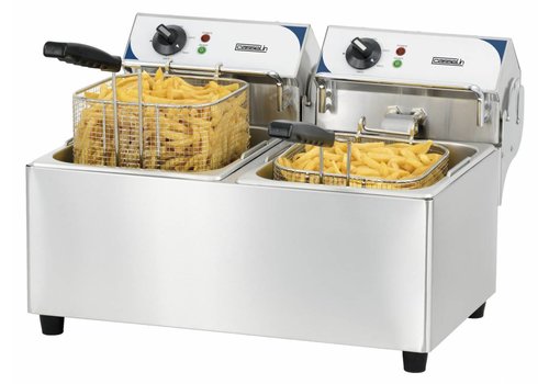  Casselin Friteuse électrique | 2 x 7 litres 