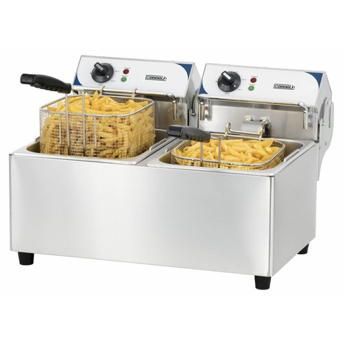  Casselin Friteuse électrique | 2 x 7 litres 