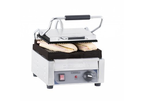  Casselin Professionele Contact grill | gegroefde plaat 