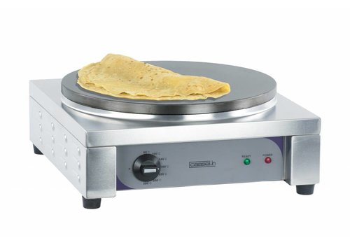  Casselin Plaque de cuisson électrique pour crêpes | 35 cm | 2 200 W | 230 volts | Cadre en acier inoxydable 
