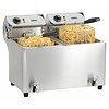 Casselin Electric fryer with drain valve | 2 x 7 litres