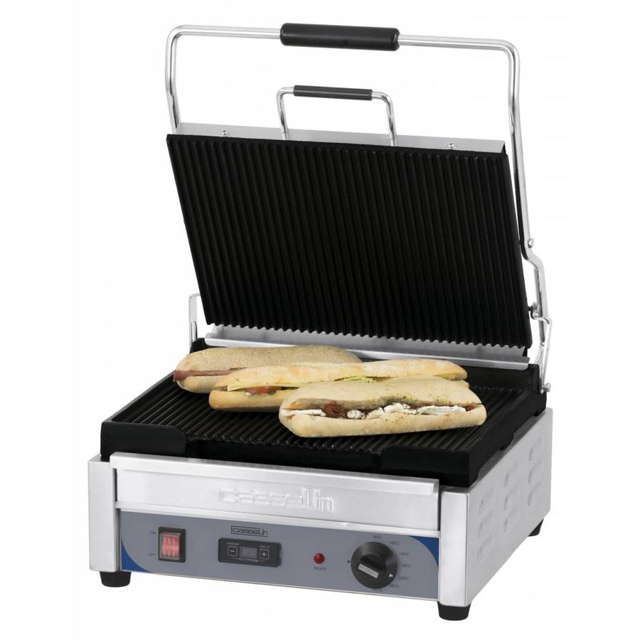 Grille à panini rainurée | Usage intensif